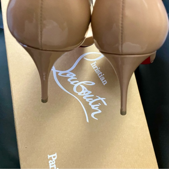 100% AUTHENTIC CHRISTIAN LOUBOUTIN IRIZA 70 MM HEELS 36.5 - Picture 8 of 9